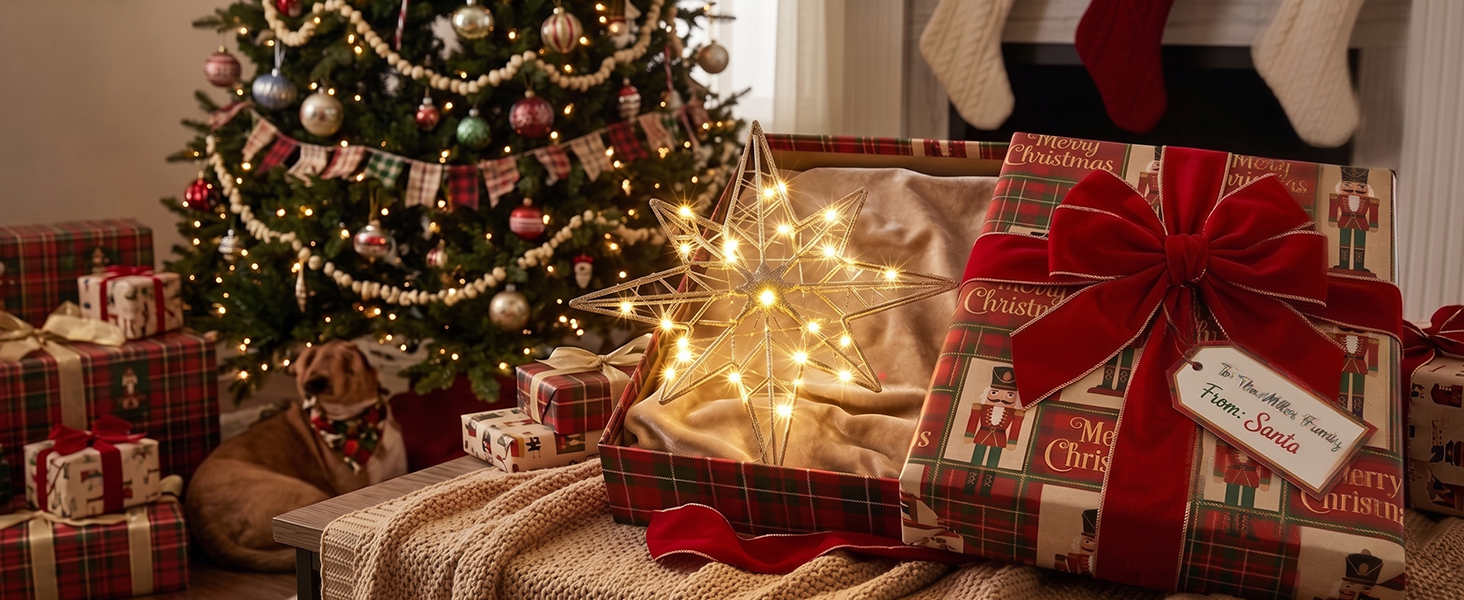Christmas Star Tree Topper