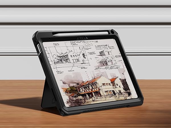 Dexnor for iPad (A16) 11th/10th Generation Case built in Pencil Holder