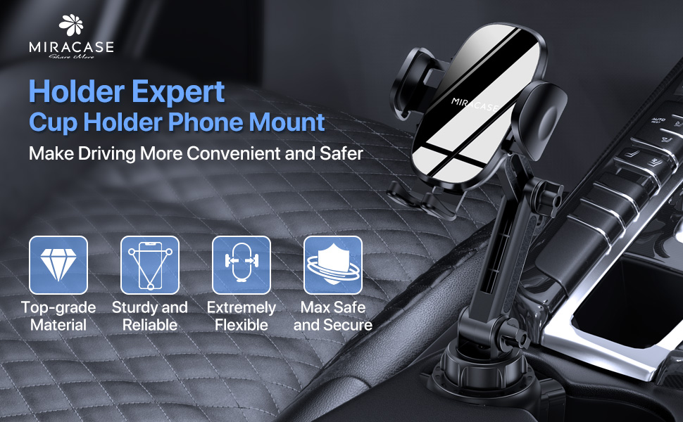 cup phone holder for car