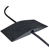 LZSTEC EV Charger Cable Protector Garage Door Pass Through, Design to Minimize Gaps, Soft Rubber,...