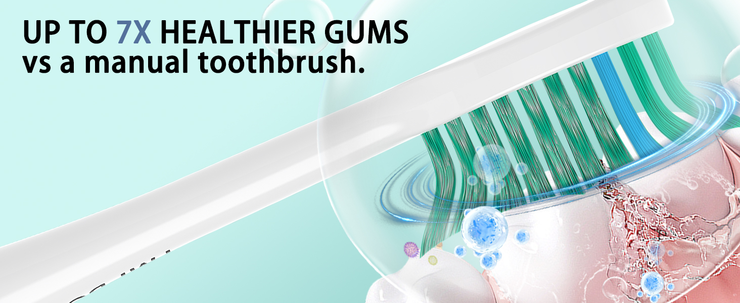 Toothbrush Replacement Heads Compatible with TAO Clean Sonic Toothbrush Adults