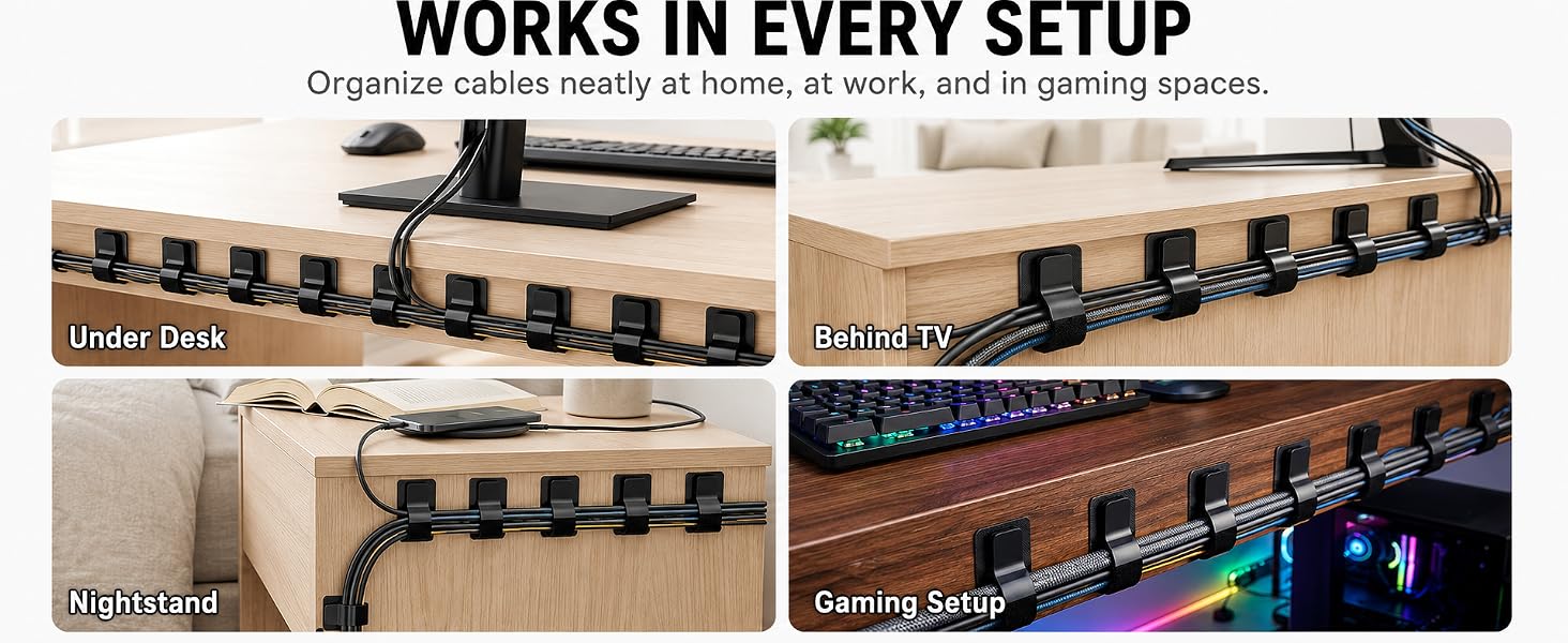 Cable Management Strips
