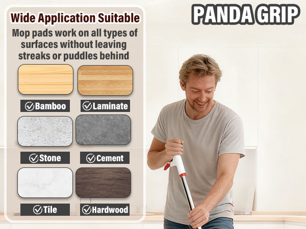 washable mop pads