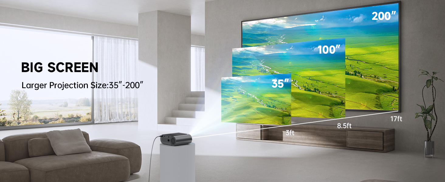 vmavo mini projector wifi