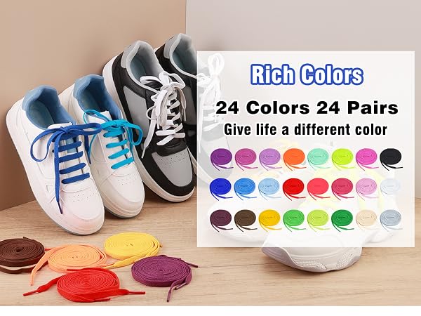 colored shoe laces