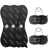 Comfytemp Adhesive Electrodes, Wireless TENS Unit Replacement Pads for K6133 K6108, 4 Pack TENS U...