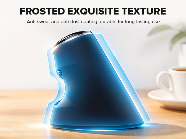 DELUX Wireless Ergonomic Vertical Mouse,Ergo Mouse for Large Hands (M618PD)