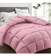 HYLEORY All Season Queen Size Bed Comforter - Cooling Down Alternative Quilted Duvet Insert with ...