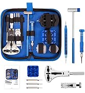 Watch Replacement Tool Kit Professional Spring Bar Tool Set, 210PCS Watch Link/Strap/Band/Battery...