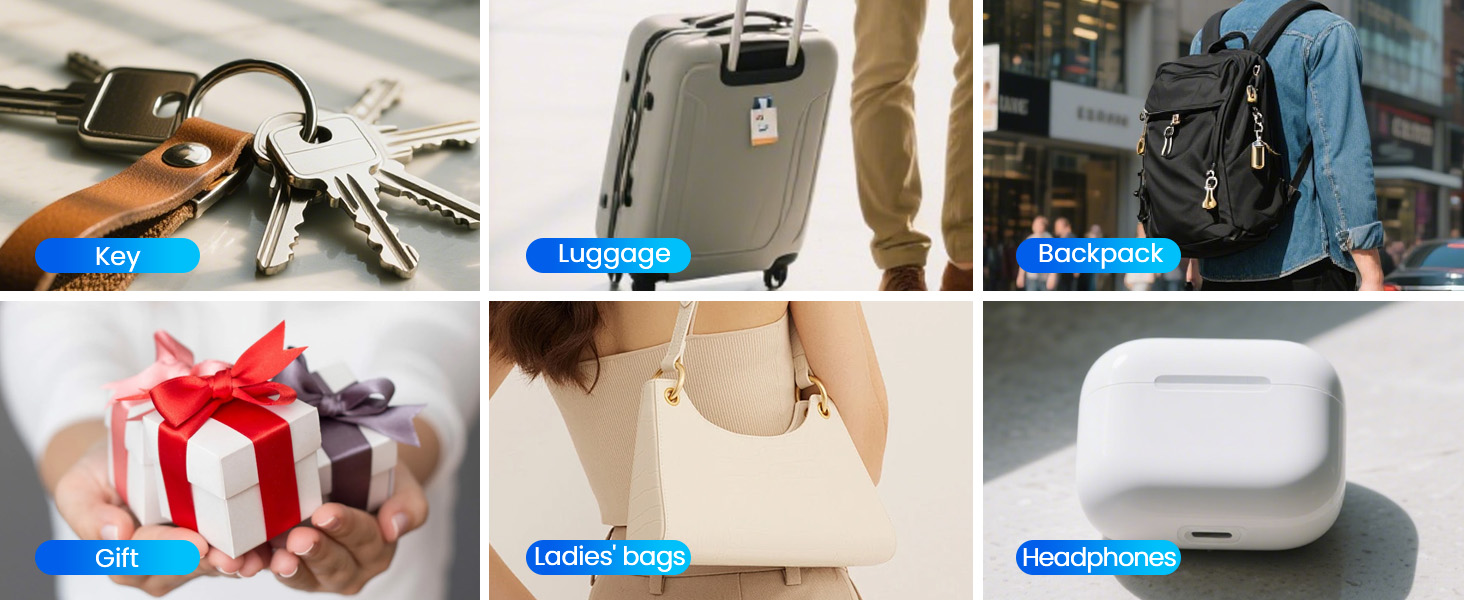 tracker tag key finder locator sound luggage tracking tags bluetooth suitcases colorful 4 pack