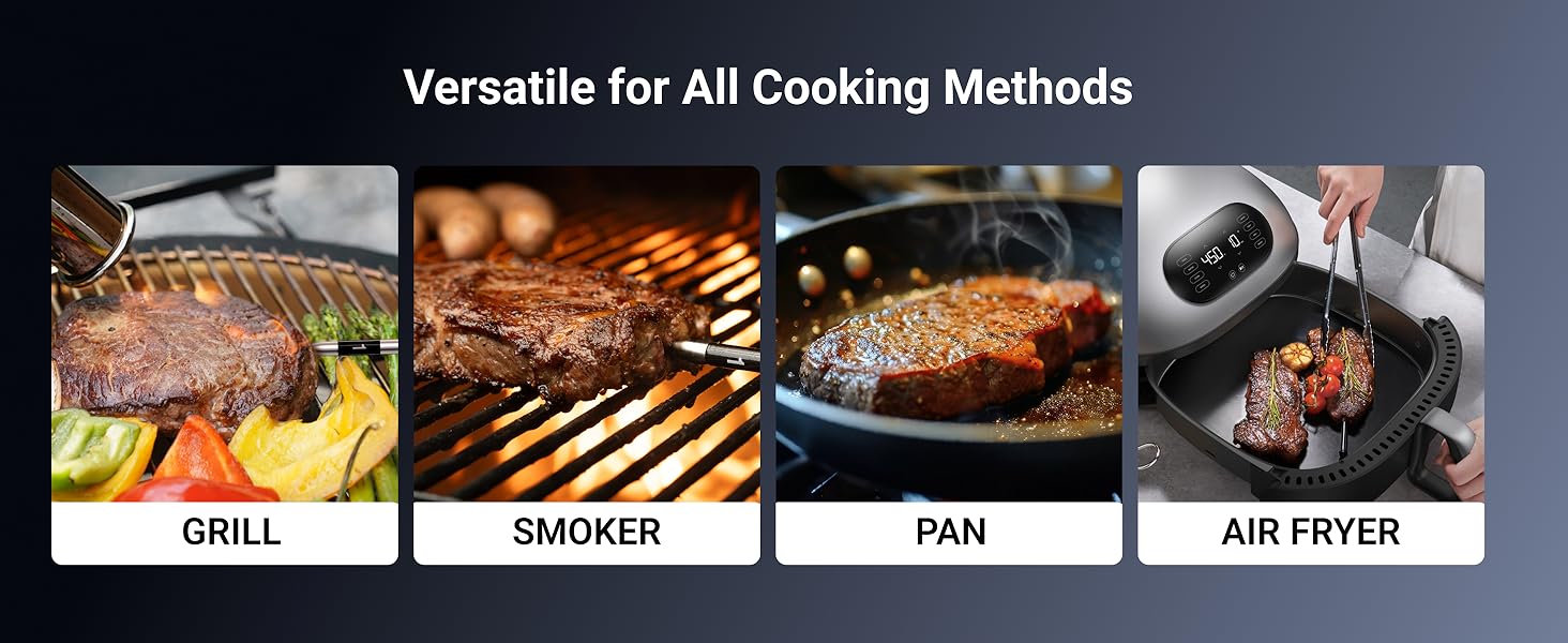 bluetooth meat thermometer wifi meat thermometer digital meat thermometer wireless