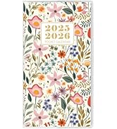 Pocket Calendar 2025-2026, Monthly Purse Planner - 6.7" x 3.7" - Covers from January 2025 to Dece...