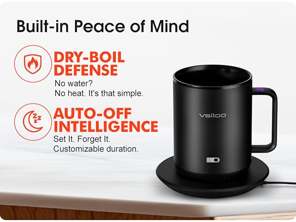 heated coffee mug
