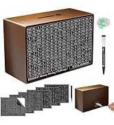 Wooden Money Saving Box, Cash Vault Savings Box for $10000 $5000 $3000 $1000 $800 $500 Target Mon...