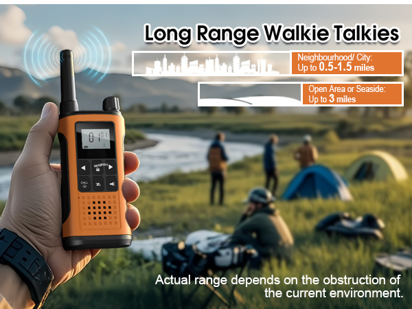 long distance walkie talkies