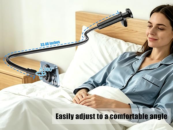 phone holder bed