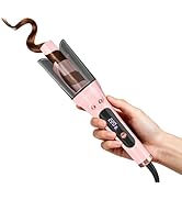 LANDOT Automatic Curling Iron 1-Inch – Easy-to-Use Self Curling Iron with Auto Rotation & Anti-Ta...