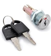 Labriciyon Tool Box Lock Sturdy Zinc Alloy Universal Cabinet Locks with Keys Metal Insert Linkage...