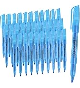 coruscant Blue Highlighters Bright Colors,32 Packs, Chisel Tip Marking, Quick Drying,No Bleed for...
