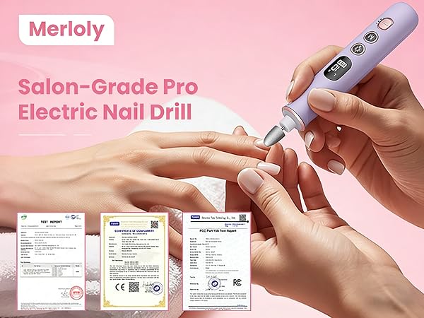 Salon-Grade Pro Electric Nail Drill