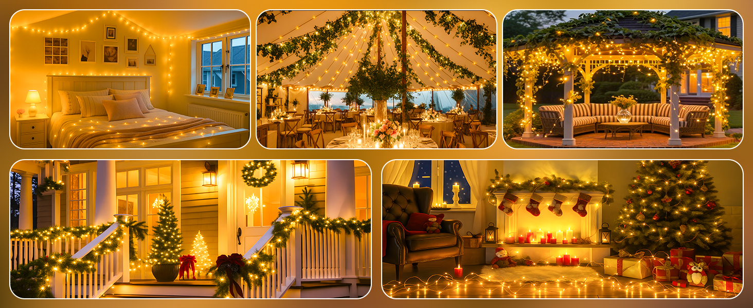 led fairy lights for bedroom patio garden wedding christmas decoration