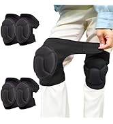JYBTAA 2 Pairs Men/Women Knee Pads for Cleaning Scrubbing Floors Roofing, Gardening Kneepad for H...
