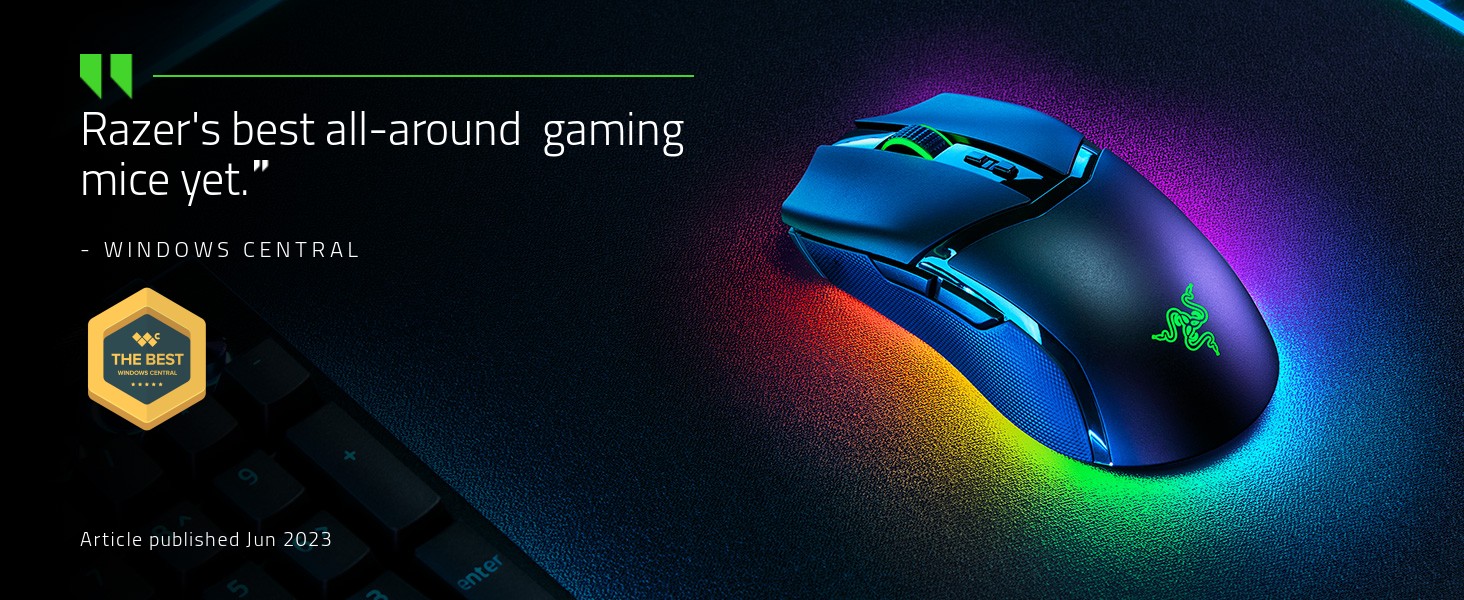 Razer Cobra ergonomic pro esports mouse lightweight usb laptop mmo pc gaming corsair logitech g502