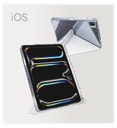 EIP Clear Case for iPad Pro 11 inch M5 Gen, Pro 11” M4 Generation, Acrylic Anti-Yellowing Transpa...