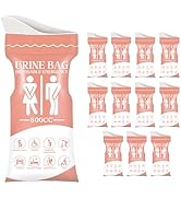 yorpyep Disposable Urine Bags, 12 PCS 800 ML Anti-odor and Anti-leakage Sealed Emergency Vomit Ba...