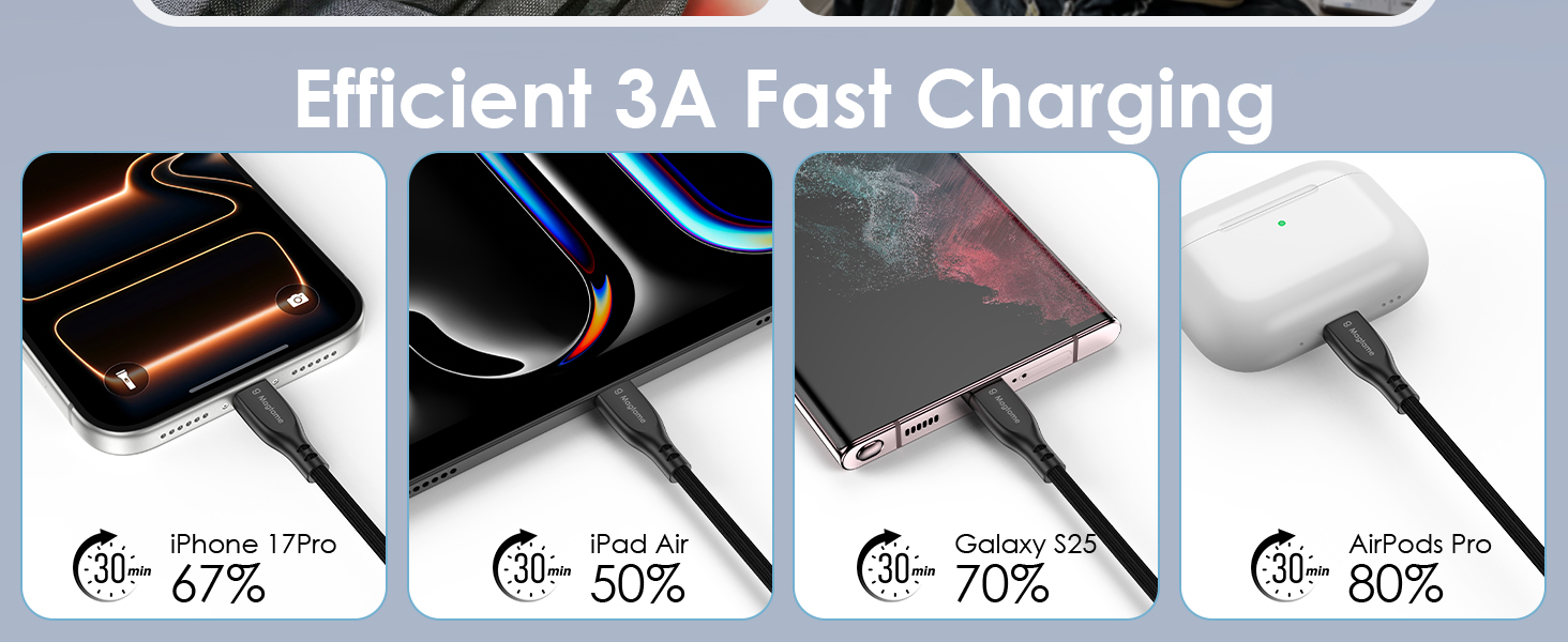 usb c cable iphone 17 charger cable fast charging