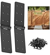 Heavy Duty Gate Hinges, 270 Degree Outdoor Hinge, Heavy Duty Hinges for Wood Fence, Shed, Barn Do...