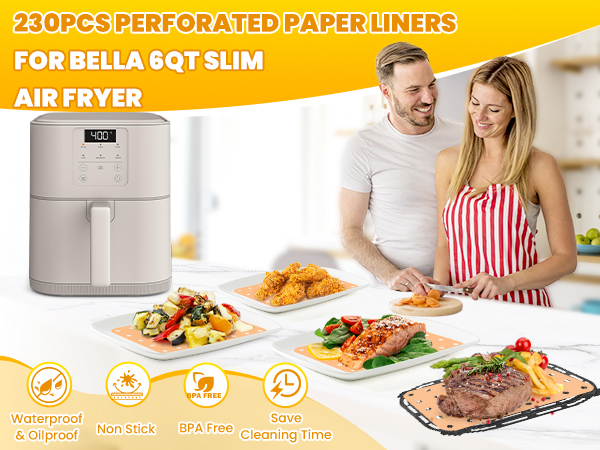 Bella 6Qt Slim Air Fryer