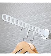 Alise Wall Mounted Clothes Drying Rack, Stainless Steel Adjustable Laundry Room Hanging Rack, Lau...