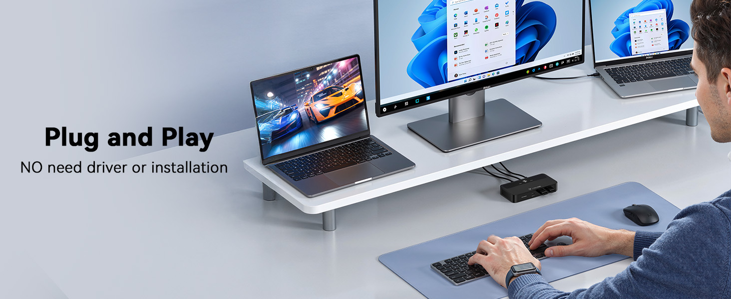 USB C KVM Switch