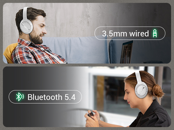 110 hours on a single charge, Up to 50 hours in wireless active noise cancellation mode