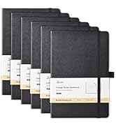 SUIN Lined Journal Notebook, Leather Hardcover Journal for Work, School, Travel, 100 GSM Paper, 1...