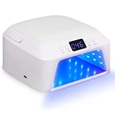 Delanie Professional UV Light for Gel Nails with Double Display & 71 Beads | Gel Nail Curing, Nai...