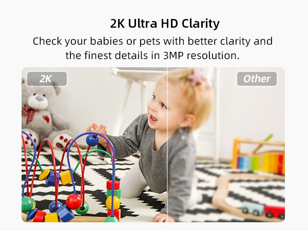2K Video baby monitor