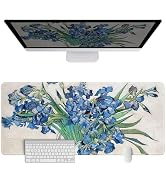 Large Mouse Pad,Extra Long and Thick Desktop Mouse Pad with Stitched Edges,Non-Slip Base,Waterpro...