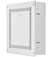 VEVOR Structured Media Enclosure, 14-Inch, Recessed in-Wall Media Box with Cover, Wall-Mount Cabl...