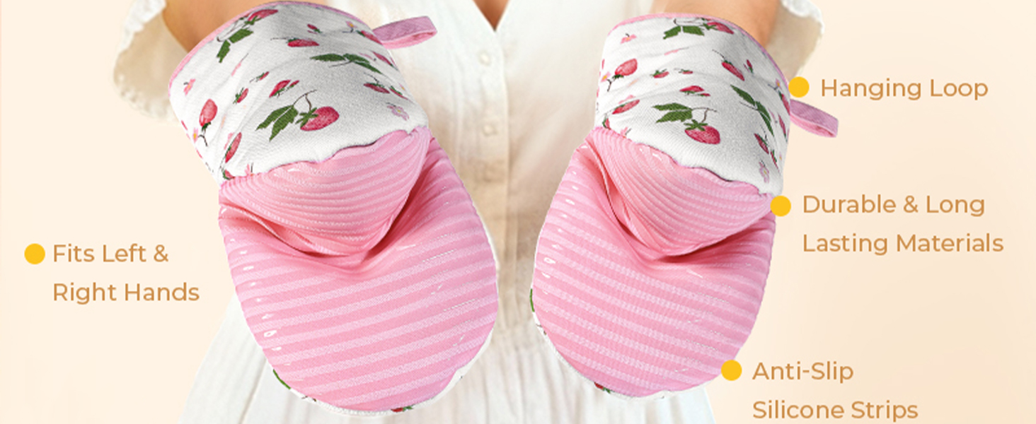 funny oven mitt and pot holder