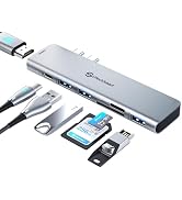 USB C Hub Adapter MacBook,UtechSmart 7 in 2 Multiport Adapter | Thunderbolt 3 Port, 100W PD 4K@30...