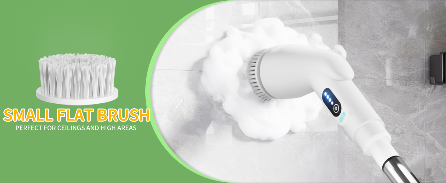 shower brush for cleaning shower scrubber with long handle bathroom cleaning brush