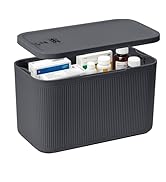 Medicine Lock Box with Code Small Safe Box for Medications & Vitamins Portable Lock Box for Home ...