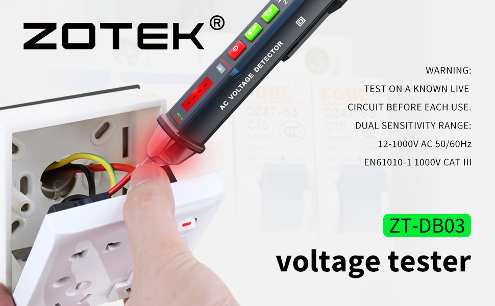 ZOTEK Voltage Tester ZT-DB03