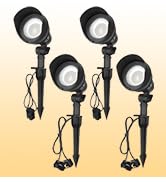 DEWENWILS LED Low Voltage Landscape Lights, 12V Aluminum Outdoor Spotlight | 14W 540LM 3000K, IP6...