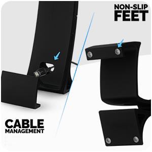 Desktop Headphone Stand with Controller Holder Suitable for Headsets & PS5, XBOX, SWITCH & Gamepads