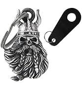 3D Motorcycle Bell with Hanger for Biker, Good Luck Biker Bells & Motorcycle Accessories, Key Cha...