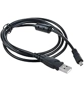Zhuluck 3ft Black USB Data Charger Cable for Nikon Coolpix S2600 S2500 S3000 S3200 S4300 S6100 Au...