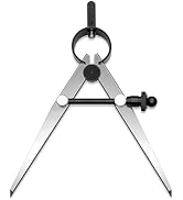 Aienxn Adjustable Edge Creaser Wing Divider, DIY Leather Divider, Compass Drawing Tool, Rotating ...